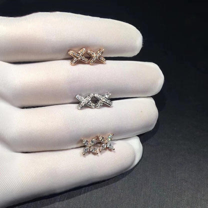 [Vintora]JEUX DE DIAMOND EARRINGS