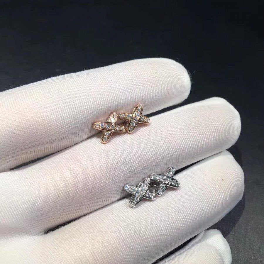 [Vintora]JEUX DE DIAMOND EARRINGS
