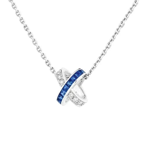 [Vintora]LIENS DIAMOND SILVER NECKLACE