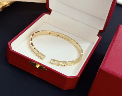[Vintora jewelrys]LOVE DIAMOND OPEN  BRACELET