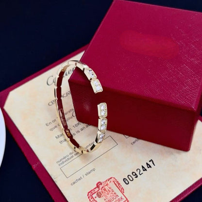 [Vintora jewelrys]LOVE DIAMOND OPEN  BRACELET