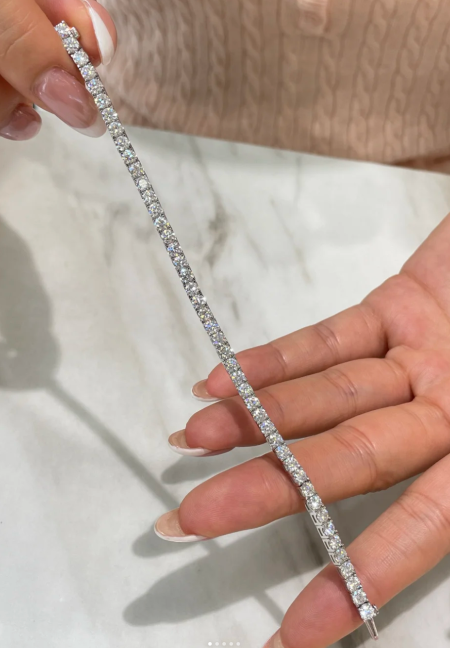 [Vintora]  CLASSIC BASEBALL BRACELAT, 52 DIAMOND