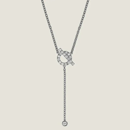 [Vintora]FINESSE SILVER DIAMOND NECKLACE
