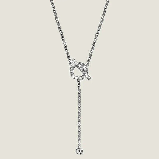 [Vintora]FINESSE SILVER DIAMOND NECKLACE