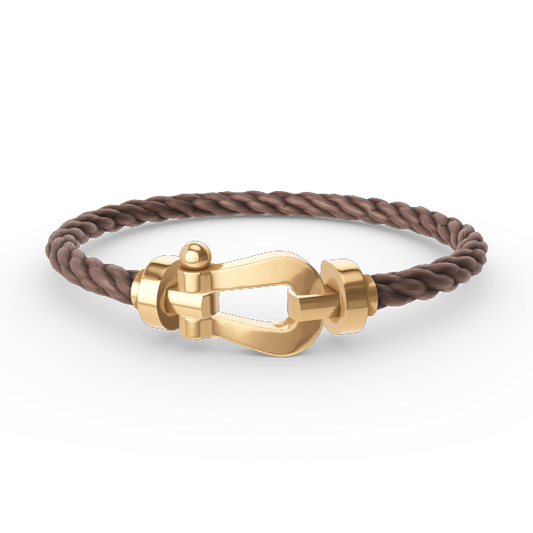 [Vintora]FORCE LARGE HORSESHOE NO DIAMOND BRACELET GOLD