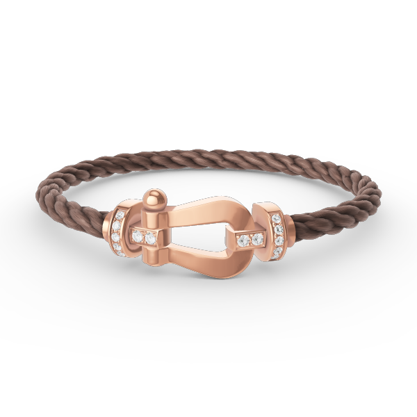 [Vintora]FORCE LARGE HORSESHOE HALF DIAMOND BRACELET Vintora GOLD