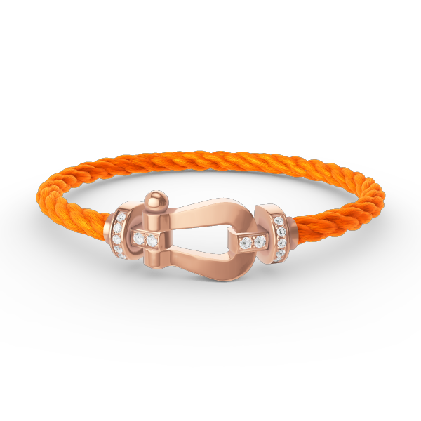 [Vintora]FORCE LARGE HORSESHOE HALF DIAMOND BRACELET Vintora GOLD