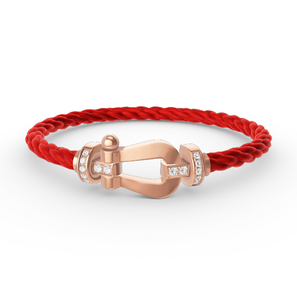 [Vintora]FORCE LARGE HORSESHOE HALF DIAMOND BRACELET Vintora GOLD