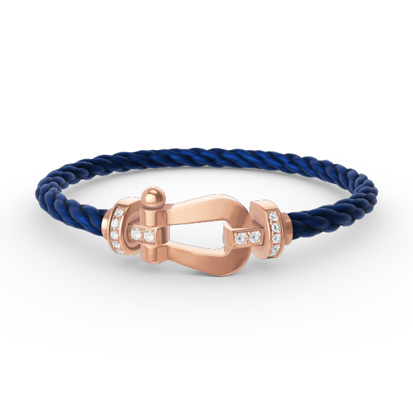 [Vintora]FORCE LARGE HORSESHOE HALF DIAMOND BRACELET Vintora GOLD