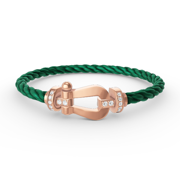 [Vintora]FORCE LARGE HORSESHOE HALF DIAMOND BRACELET Vintora GOLD