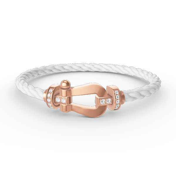 [Vintora]FORCE LARGE HORSESHOE HALF DIAMOND BRACELET Vintora GOLD
