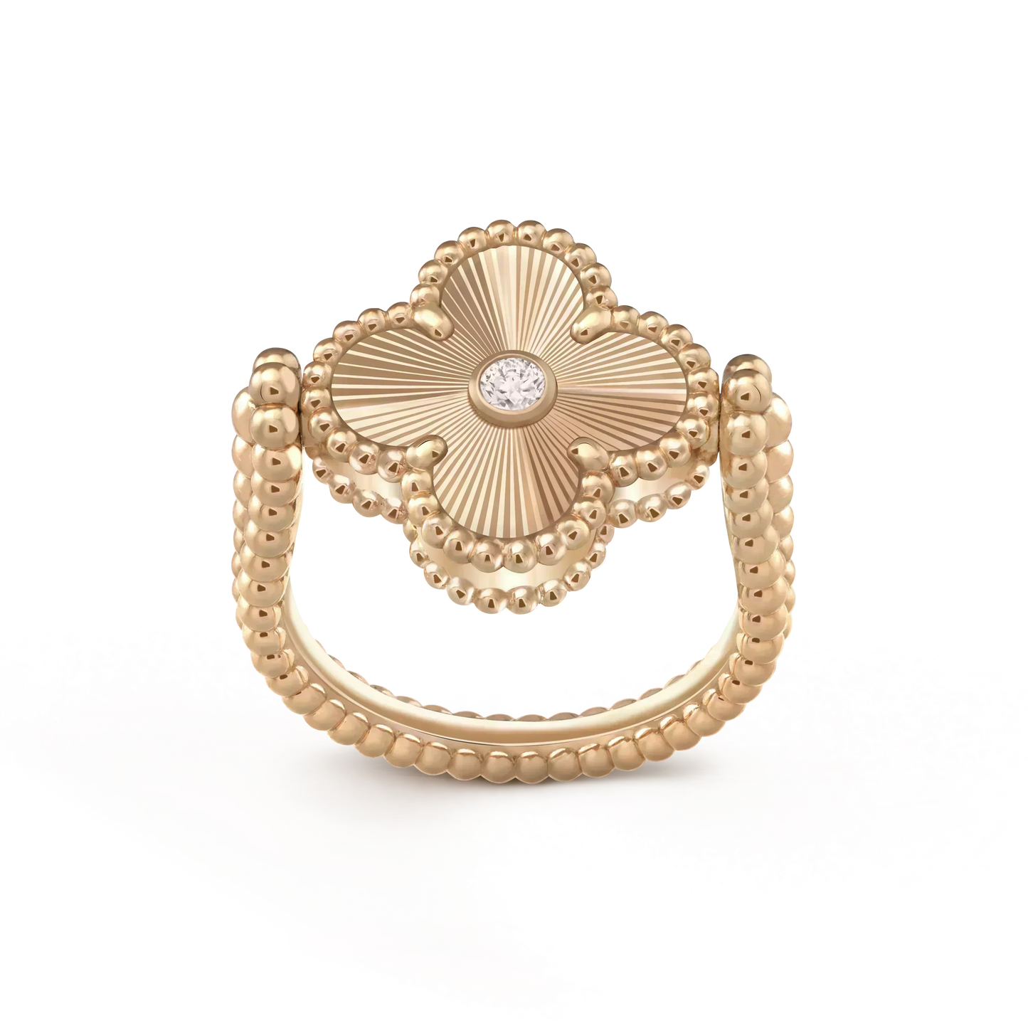 [Vintora]CLOVER RIVERSIBLE Vintora GOLD RING