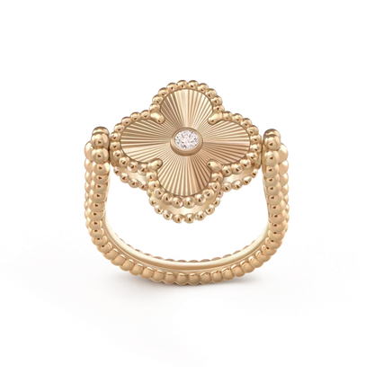 [Vintora]CLOVER RIVERSIBLE Vintora GOLD RING