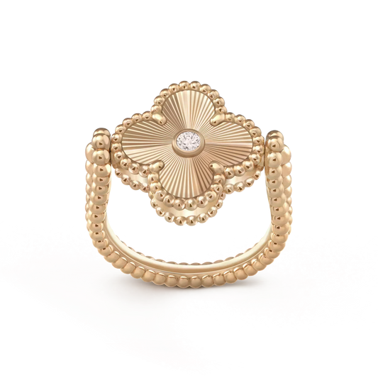 [Vintora]CLOVER RIVERSIBLE Vintora GOLD RING