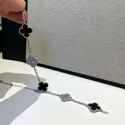 [Vintora] CLOVER 5 MOTIF ONYXS BRACELET COLLECTION