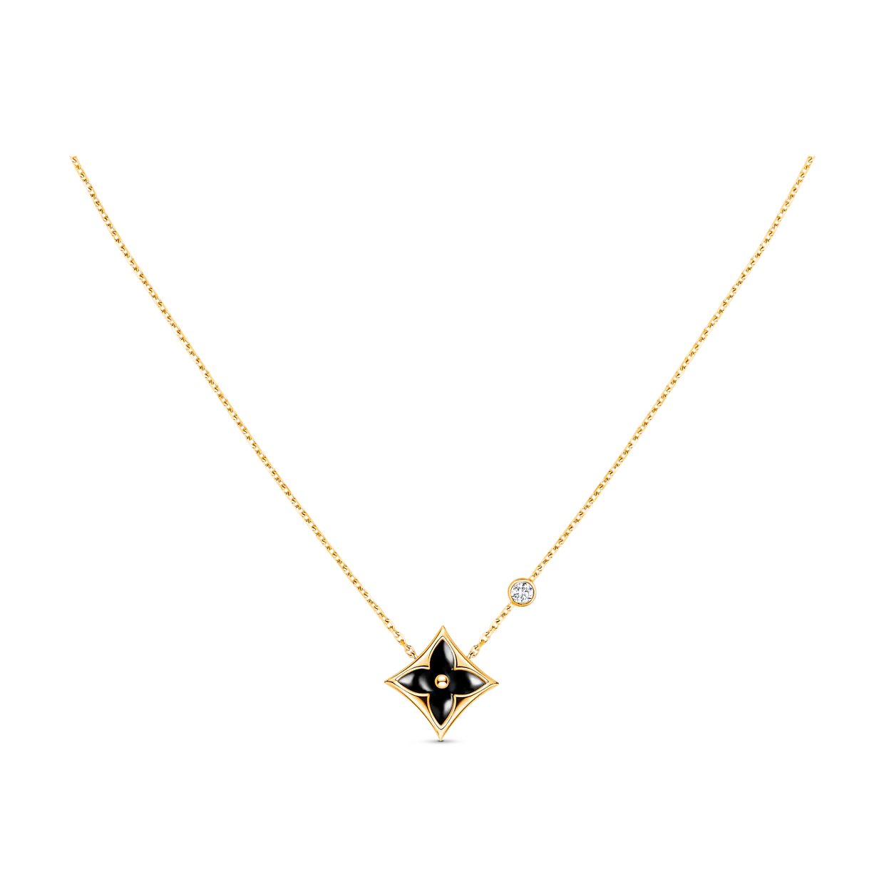 [Vintora]STAR BLACK MOP NECKLACE