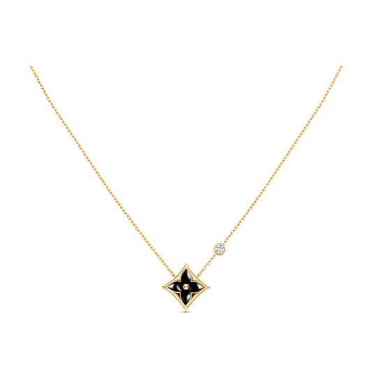 [Vintora]STAR BLACK MOP NECKLACE