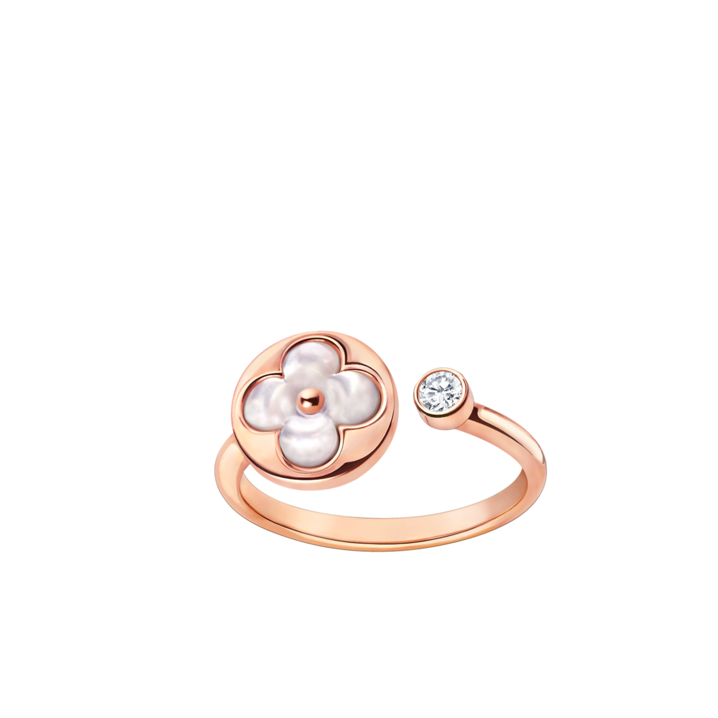 [Vintora]SUN 1 DIAMOND PINK MOP RING