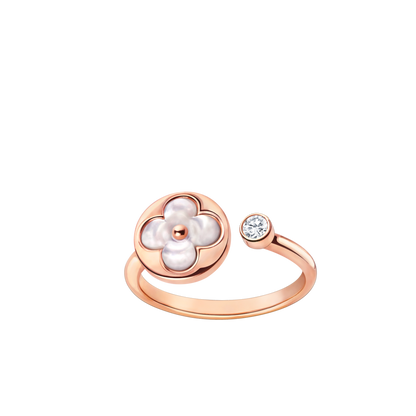 [Vintora]SUN 1 DIAMOND PINK MOP RING