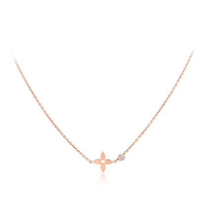 [Vintora]BLOSSOM PENDANT PINK GOLD AND DIAMOND