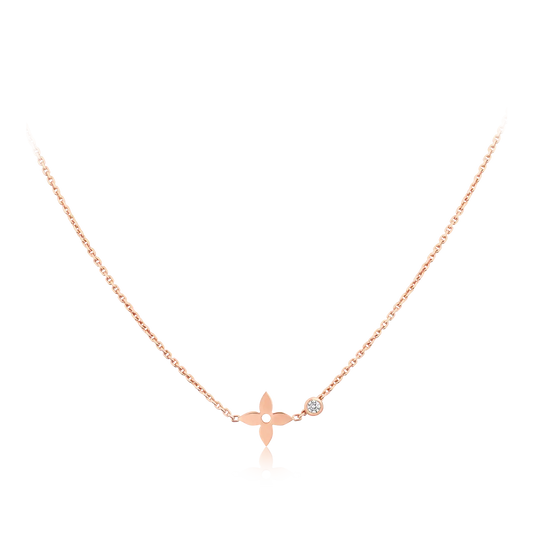 [Vintora]BLOSSOM PENDANT PINK GOLD AND DIAMOND