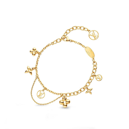 [Vintora]BLOOMING PINK GOLD MOP BRACELET