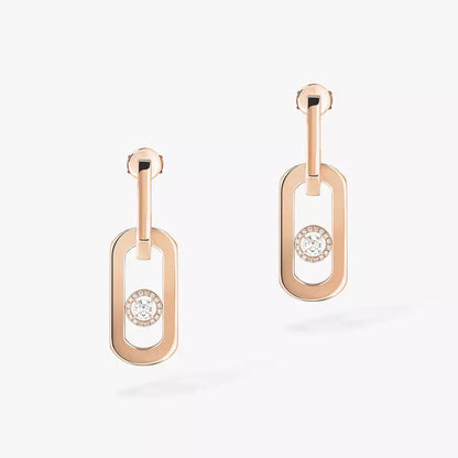 [Vintora] So Move XL Diamond Hoop Earring