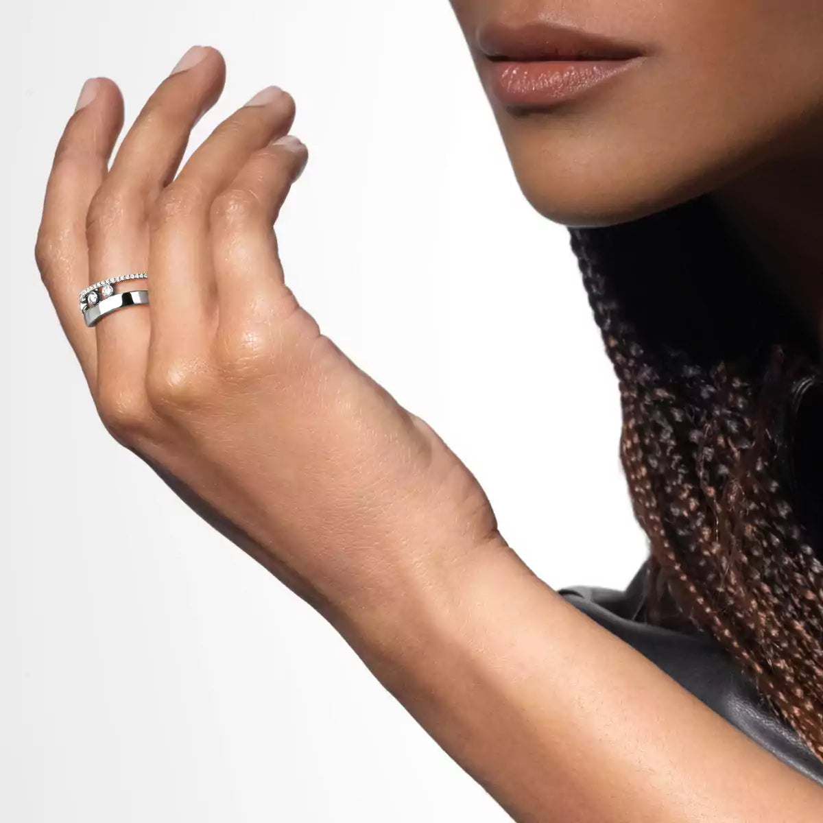[Vintora]Move Romane Diamond Ring