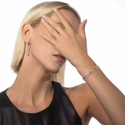 [Vintora]Diamond Pendant Earrings Move 10Th