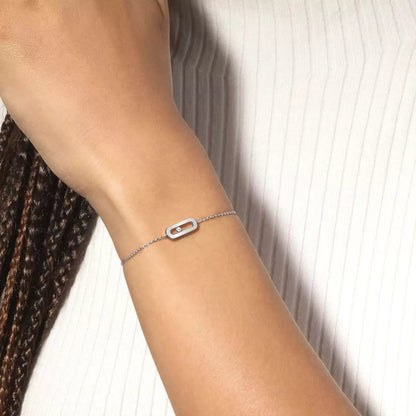 [Vintora]Move Uno Diamond Bracelet