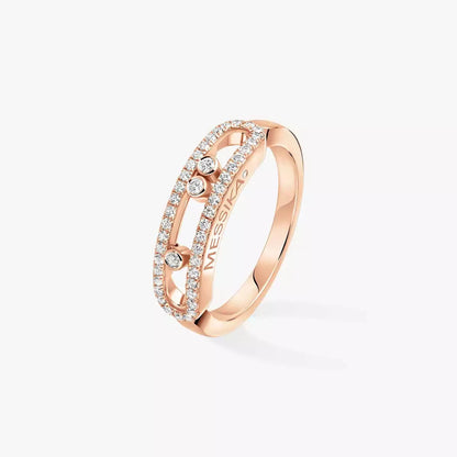 [Vintora] Baby Move Gold Diamond Pave_ Ring
