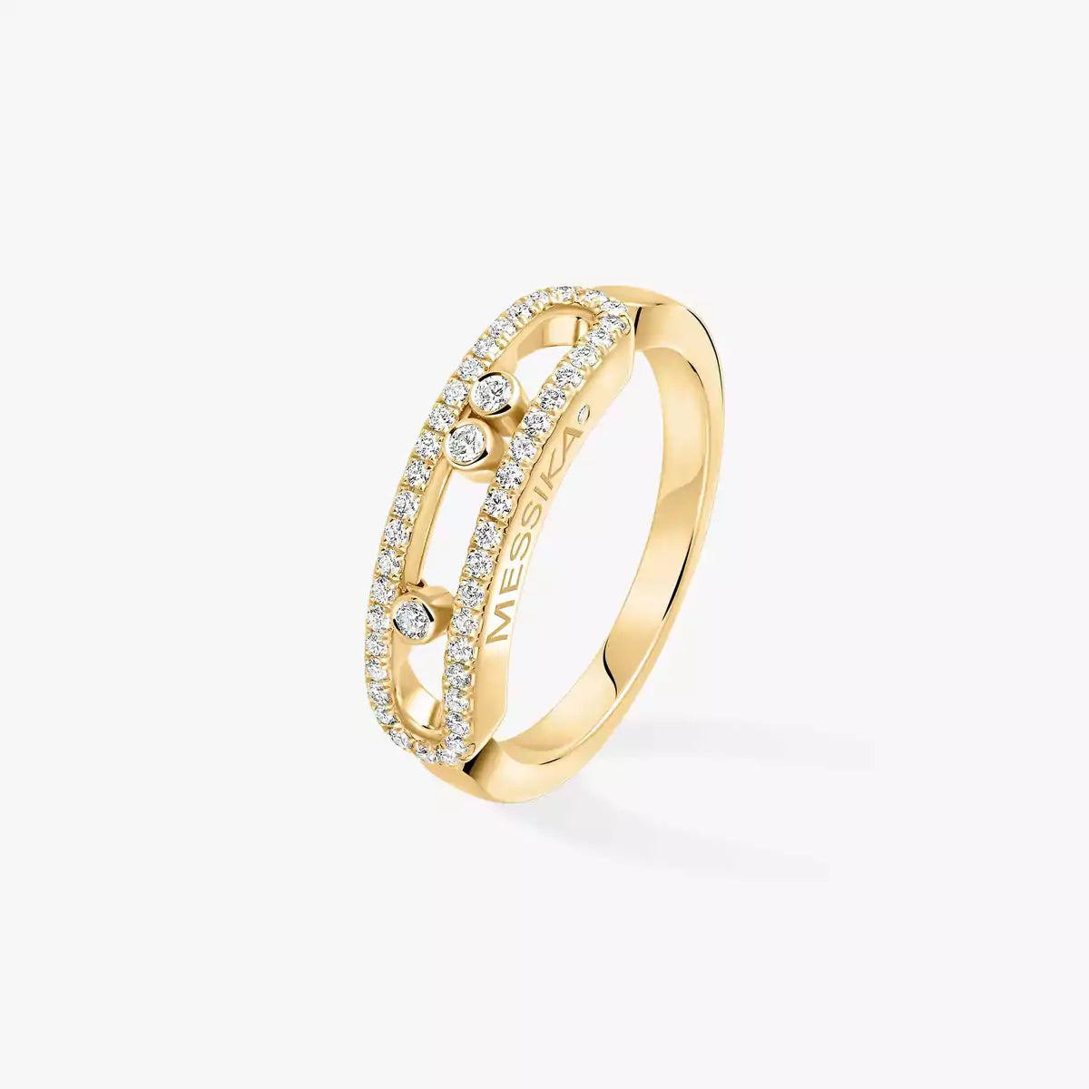 [Vintora] Baby Move Gold Diamond Pave_ Ring