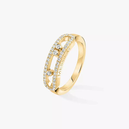 [Vintora] Baby Move Gold Diamond Pave_ Ring