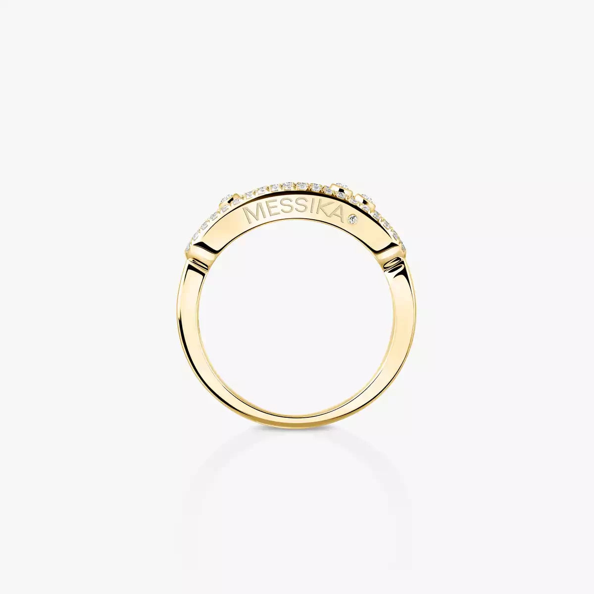 [Vintora] Baby Move Gold Diamond Pave_ Ring