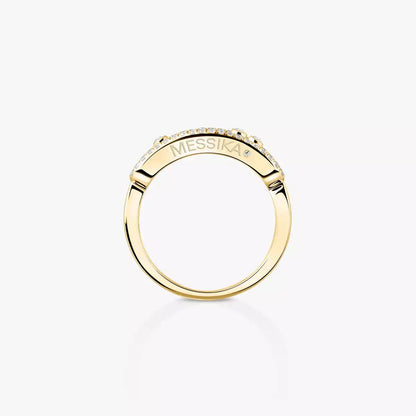 [Vintora] Baby Move Gold Diamond Pave_ Ring