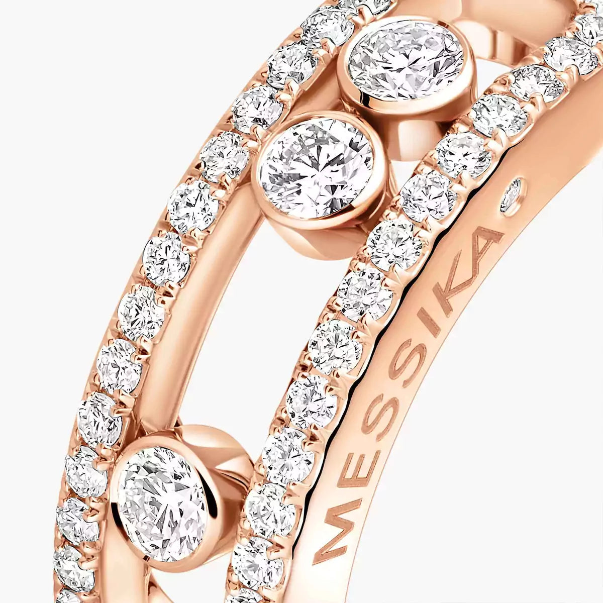 [Vintora] Move Gold Diamond Pave_ Ring