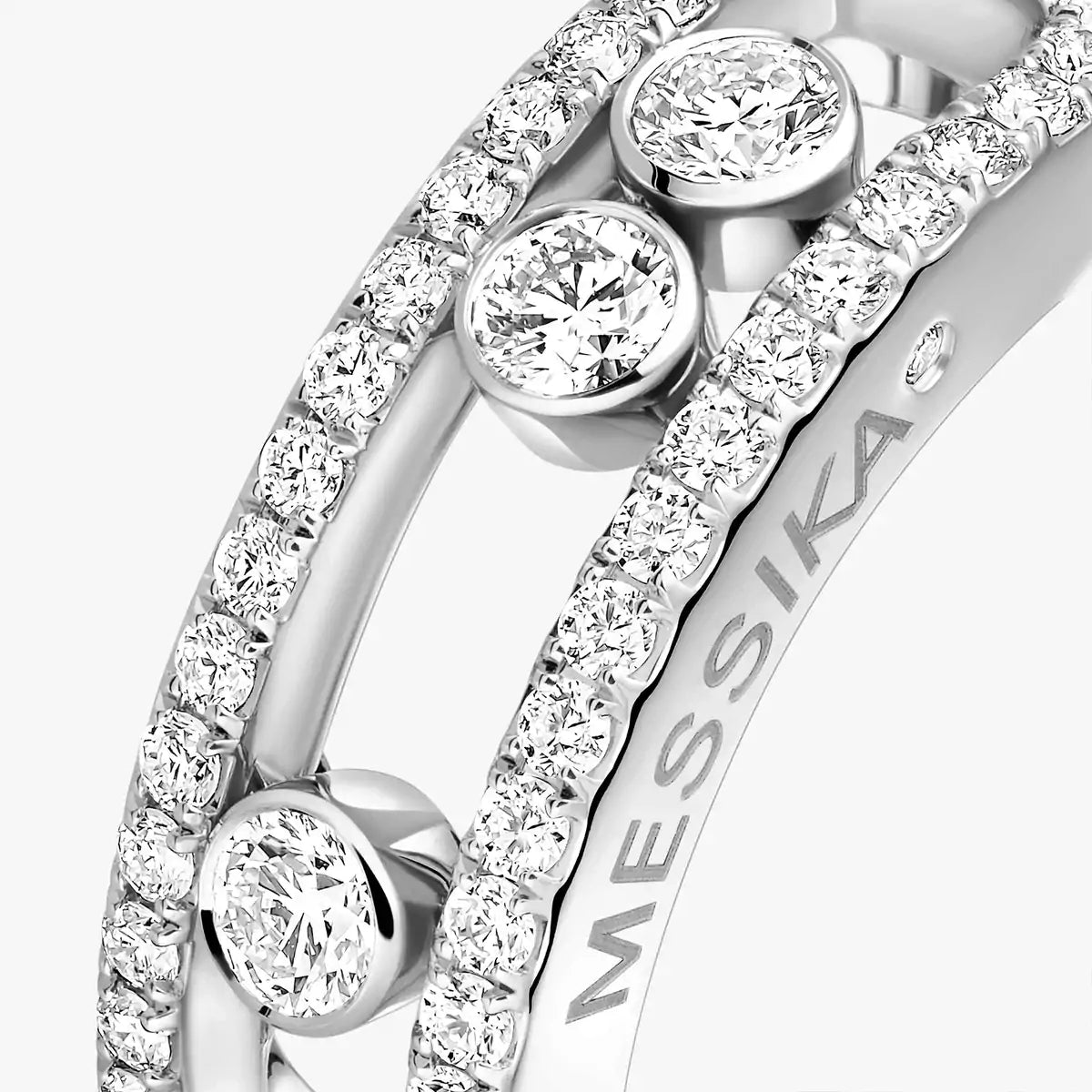 [Vintora] Move Gold Diamond Pave_ Ring