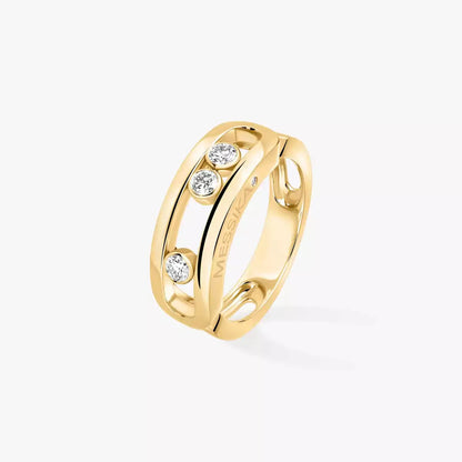 [Vintora] MoveGold Diamond Ring