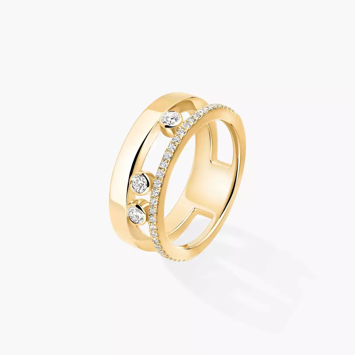 [Vintora]Move Romane Diamond Ring