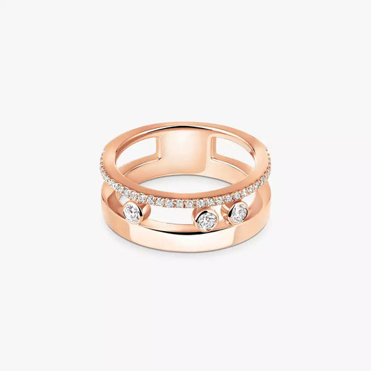 [Vintora]Move Romane Diamond Ring