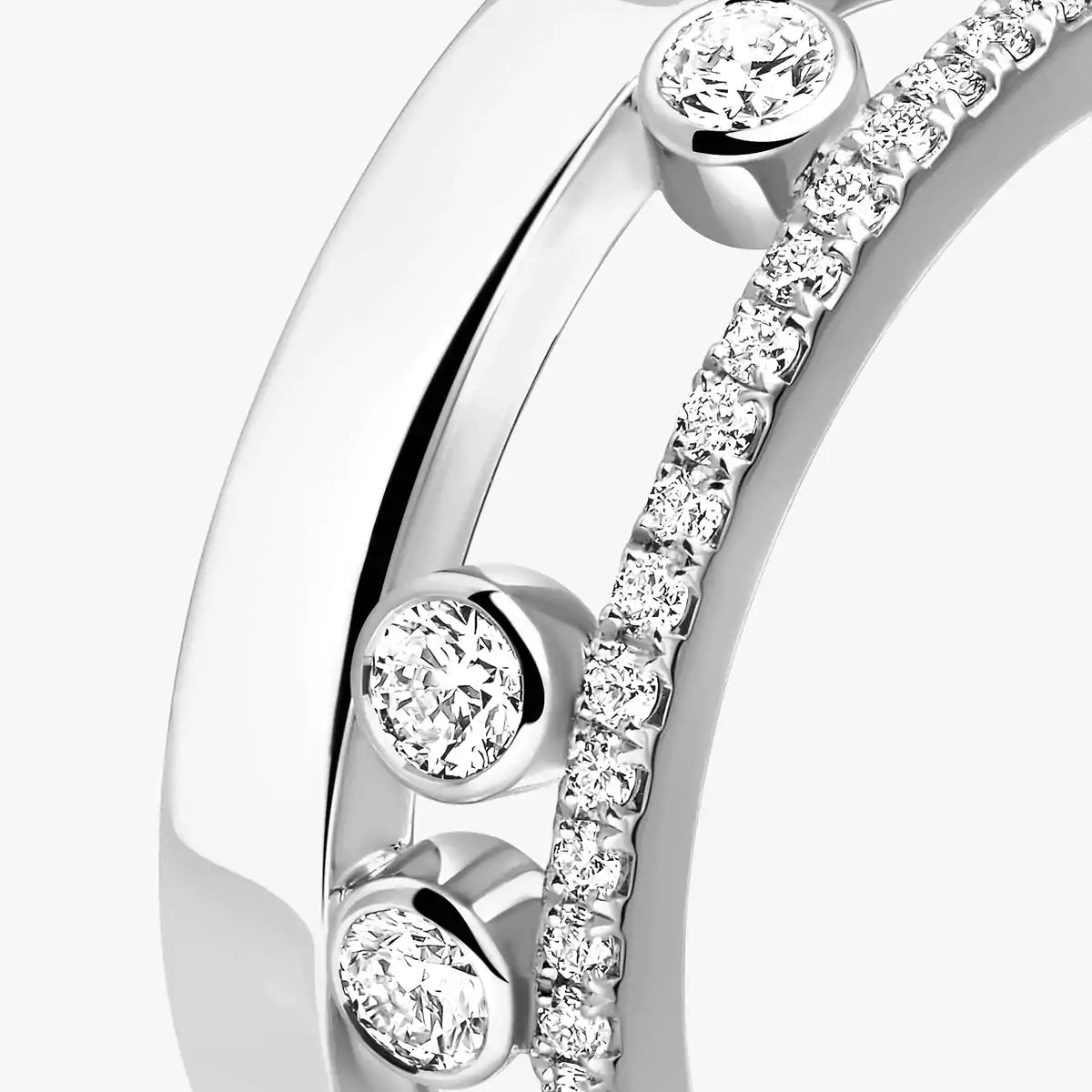 [Vintora]Move Romane Diamond Ring