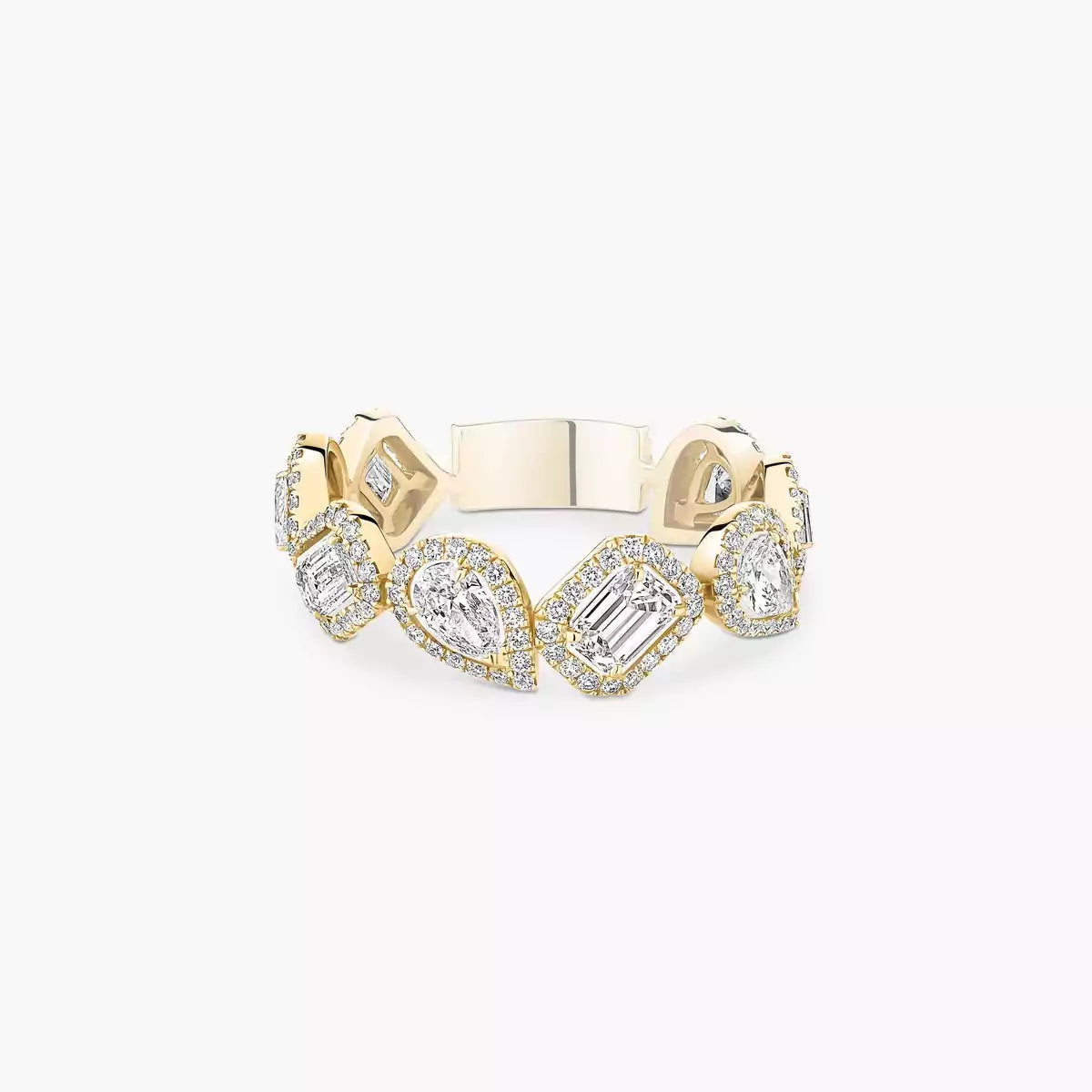 [Vintora]Diamond Wedding Ring My Twin