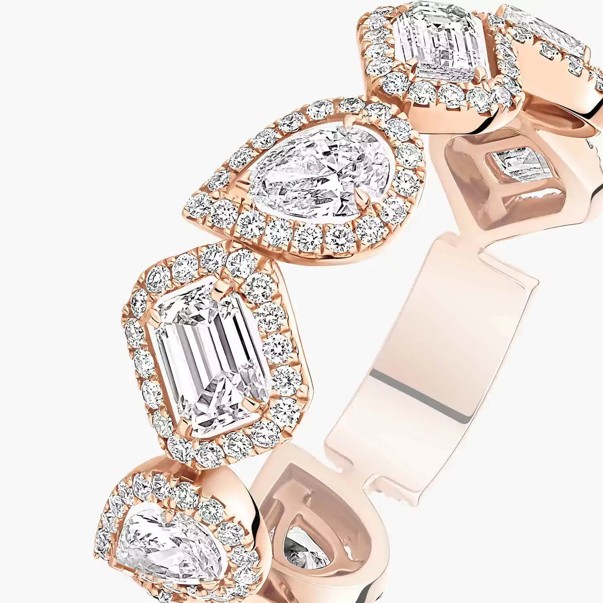 [Vintora]Diamond Wedding Ring My Twin