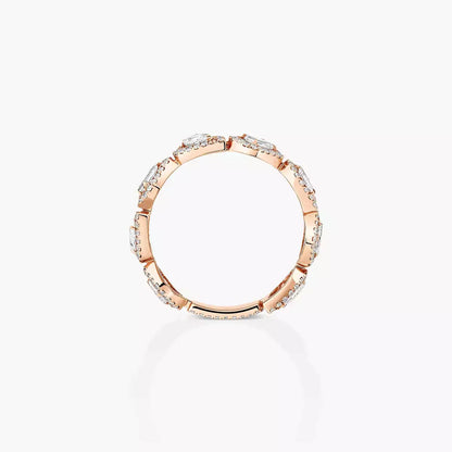 [Vintora]Diamond Wedding Ring My Twin