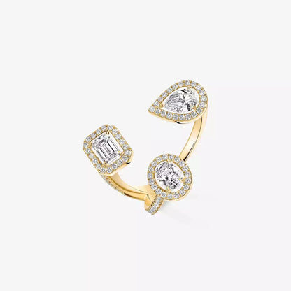[[Vintora] Diamond Ring 0,25ct My Twin Trilogy