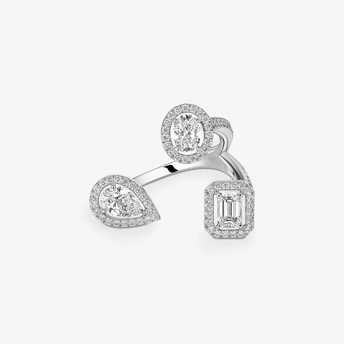 [[Vintora] Diamond Ring 0,25ct My Twin Trilogy