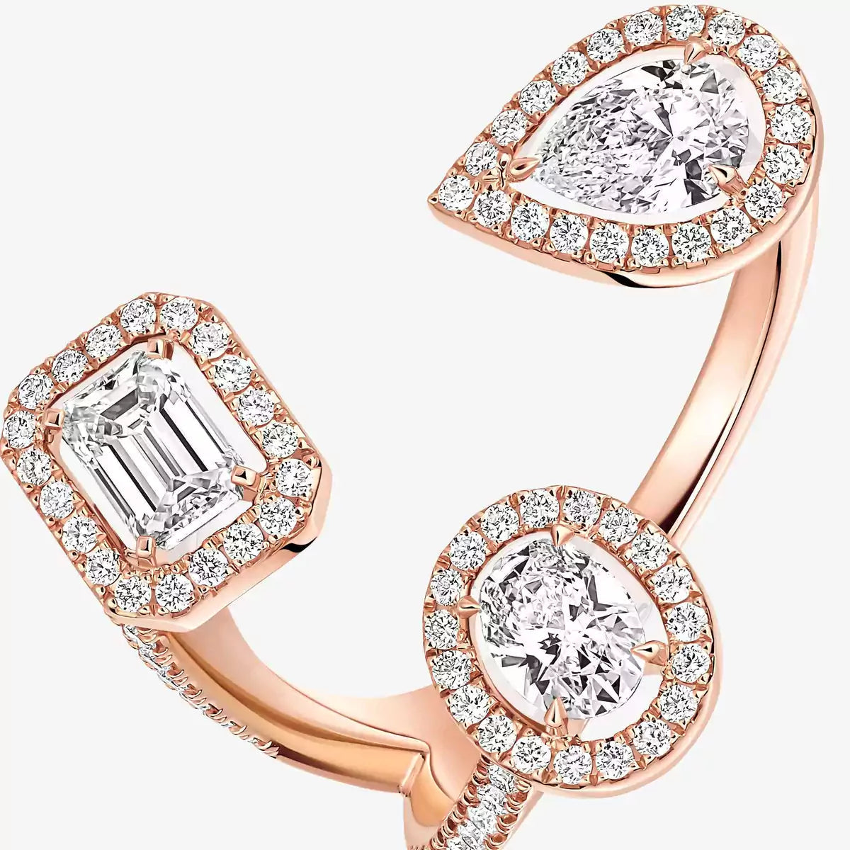 [[Vintora] Diamond Ring 0,25ct My Twin Trilogy