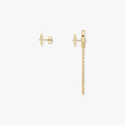 [Vintora]Move Uno Diamond Earrings
