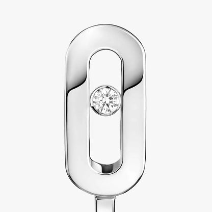 [Vintora]Diamond Mini Hoop Earrings Move Classique