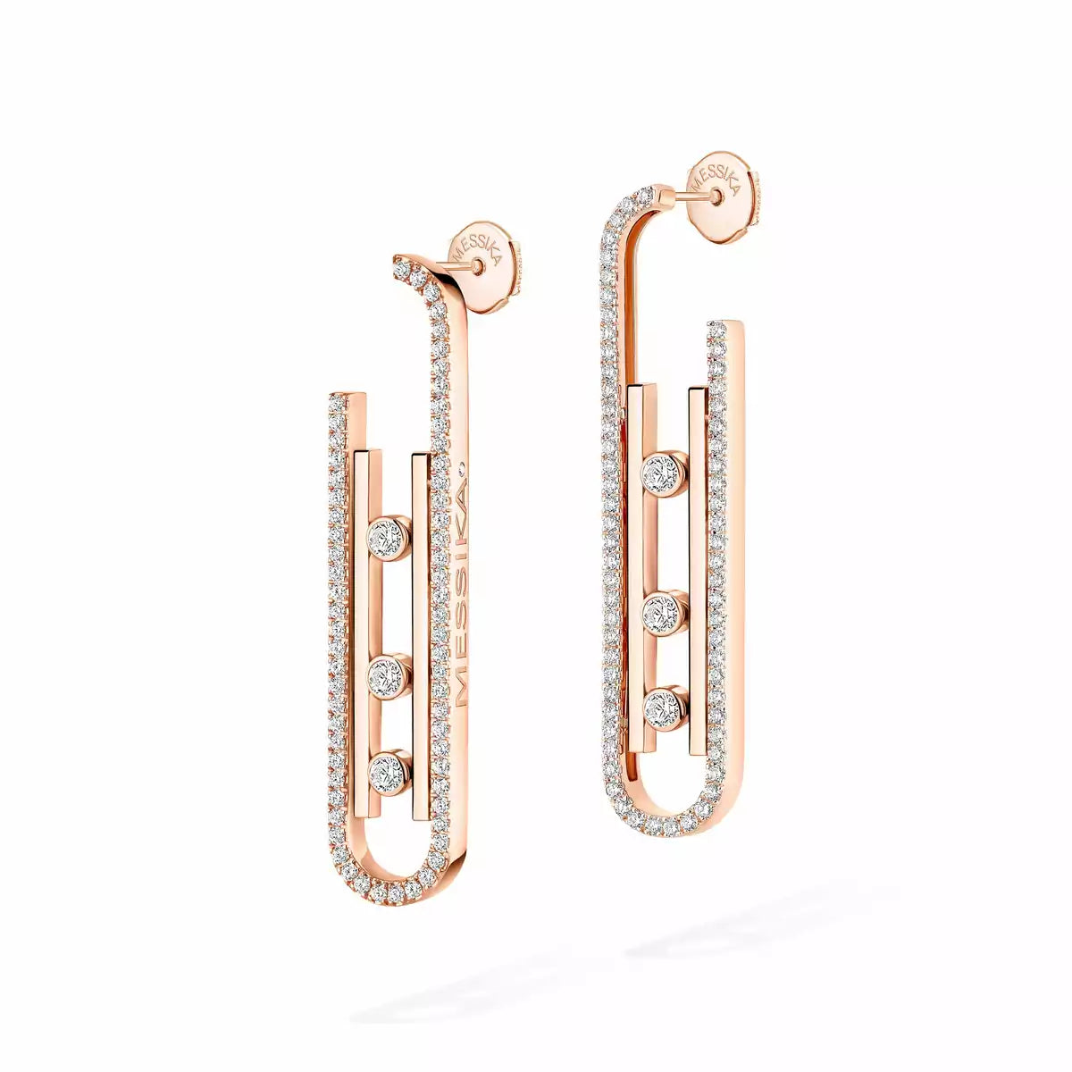 [Vintora]Diamond Pendant Earrings Move 10Th